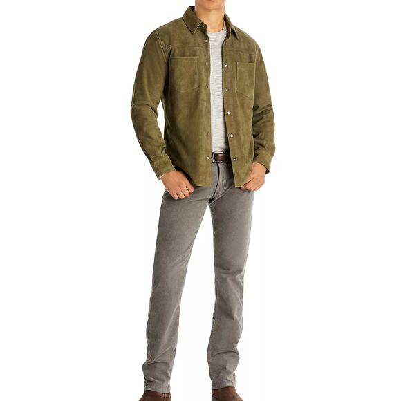 NWT The Men's Store Bloomingdale's Slim Fit Corduroy Jeans, Gray, Mens 38W x 34L - Picture 2 of 6